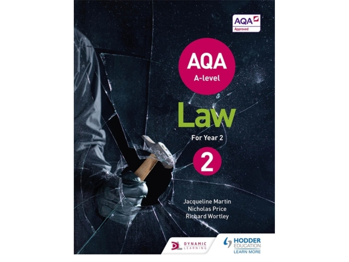 AQA A-Level Law de Jacqueline Martin, Richard Wortley y Nicholas Price (Inglés)