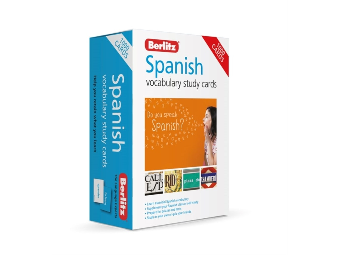 Berlitz Spanish Study Cards by Berlitz Publishing (English)