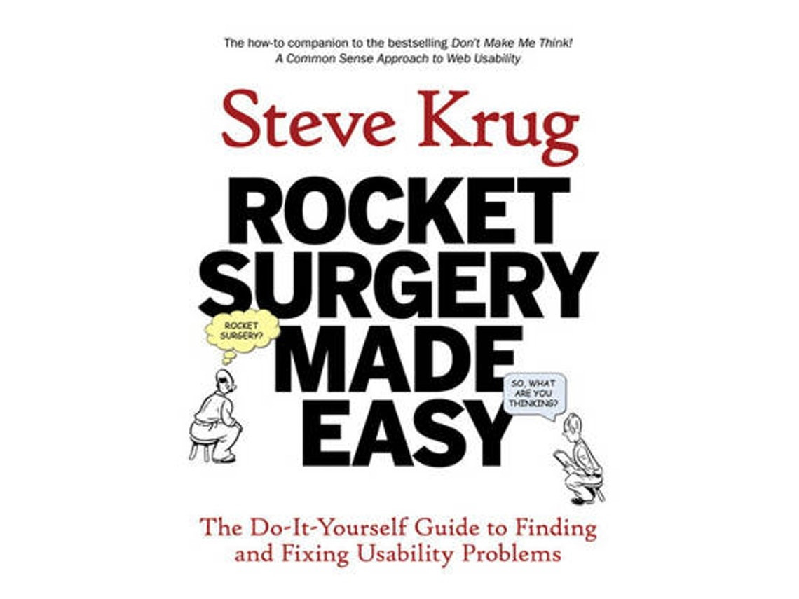 Rocket Surgery Made Easy de Steve Krug (Inglés)