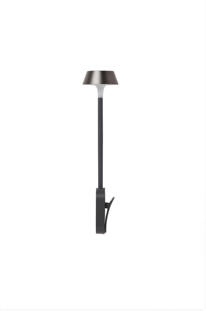 Lámpara Mimi clip y de mesa gun metal