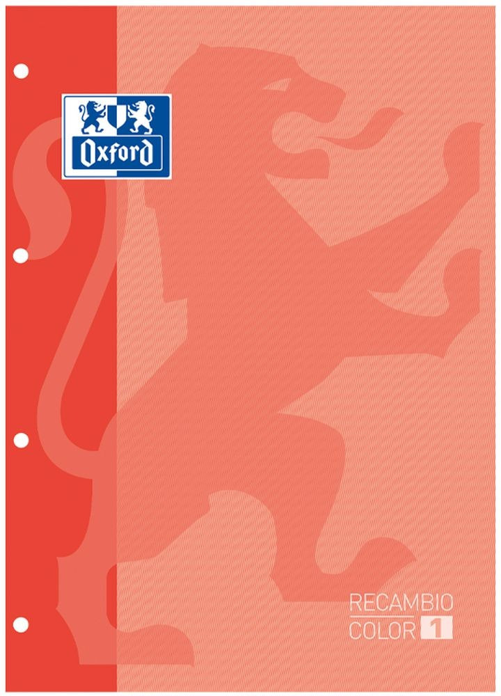 Recambios A4 cuadriculados 5 mm, 80 hojas, pack de 5