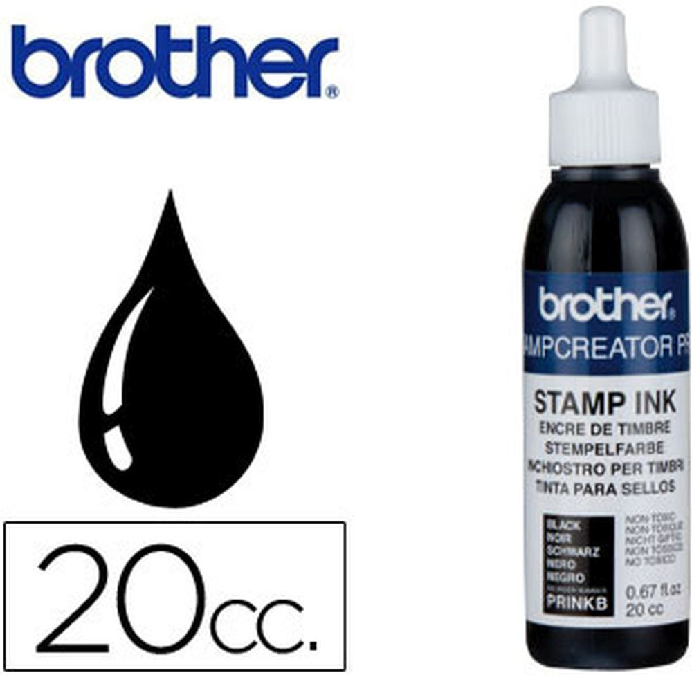 Black refill ink pack, 12 x 20 ml