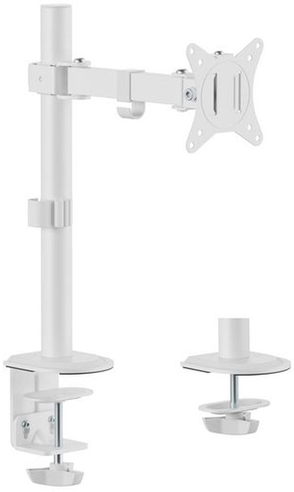 Soporte articulado de escritorio para 1 monitor 17-32" blanco