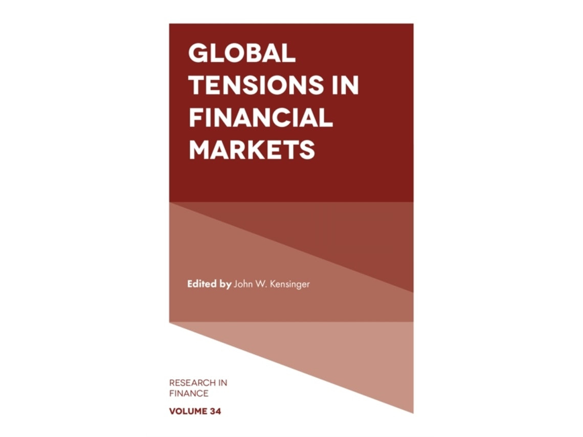 Global Tensions in Financial Markets editado por John W Kensinger (Inglés)