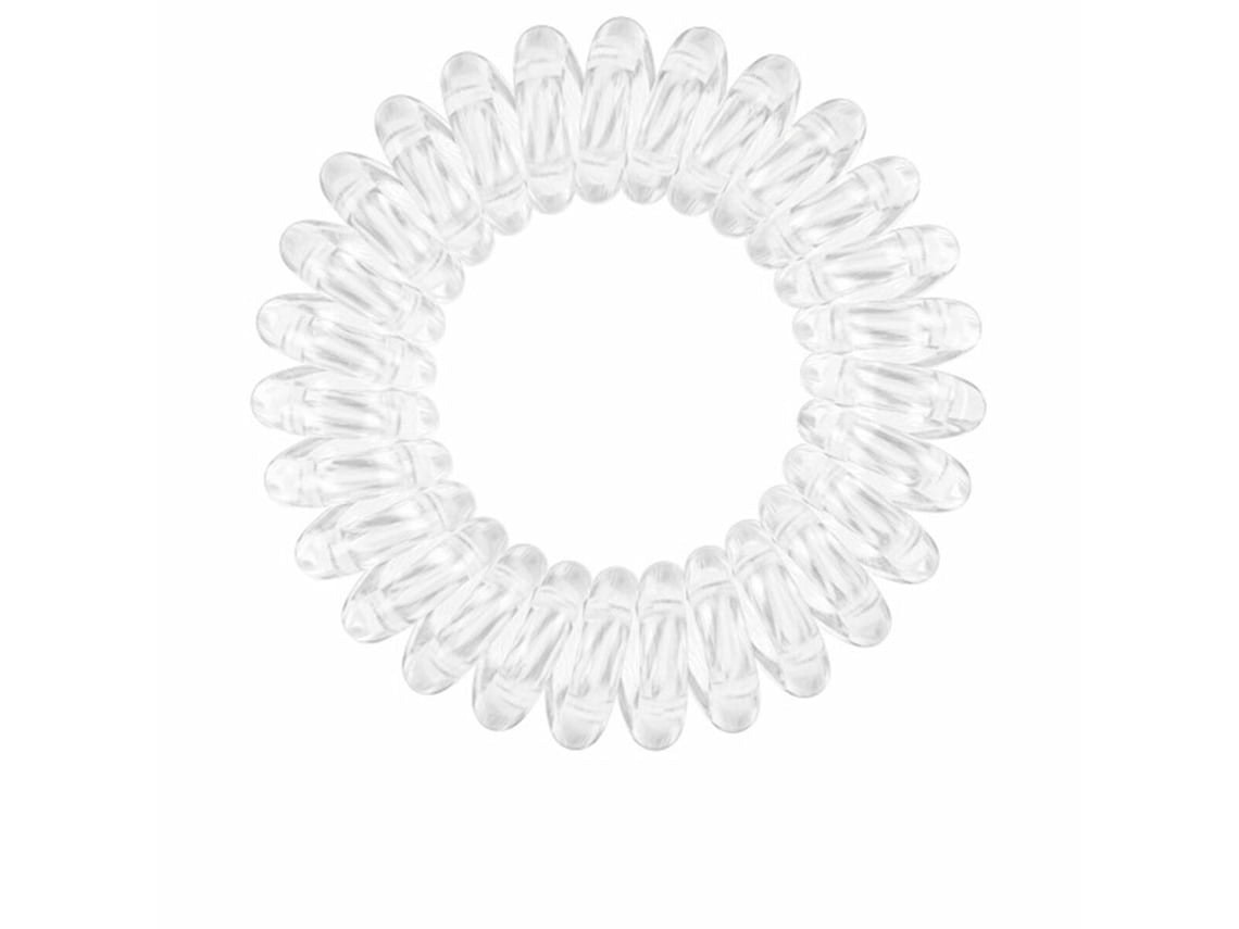Hair rings Power Crystal Clear pack of 3