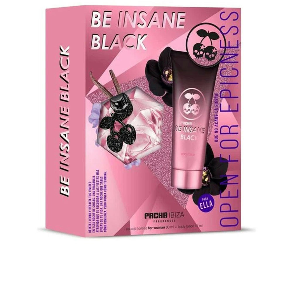 Pack Perfumes Mujer Pacha Ibiza Be Insane Black 2 Unidades