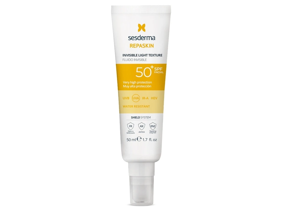 Repaskin SPF 50+ protector solar facial fluido