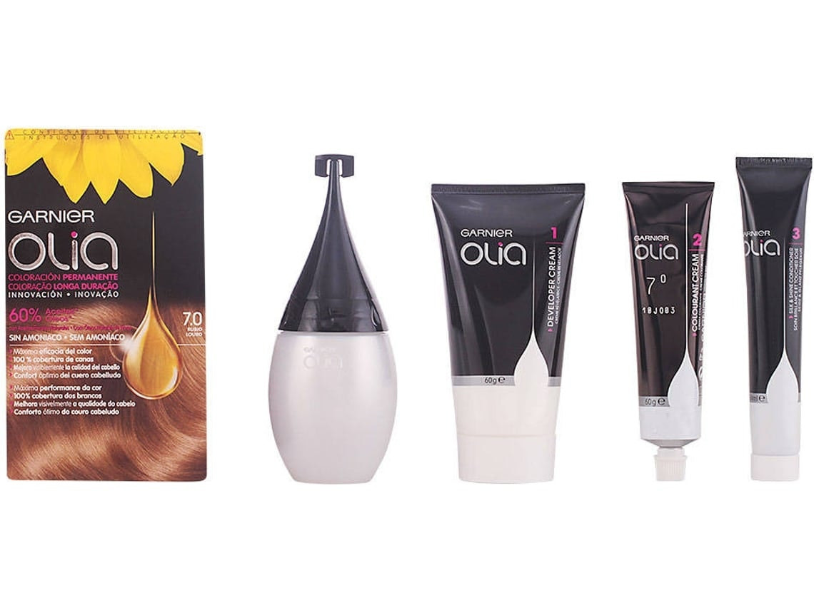 Permanent hair colour Imédia Olia 7.0 light brown - 4 units