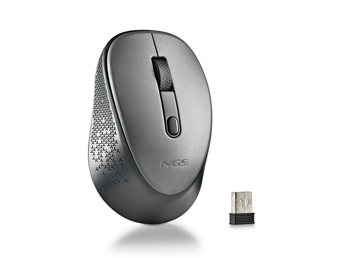 Ratón NGS Dew óptico inalámbrico ambidiestro DPI ajustable 800/1600