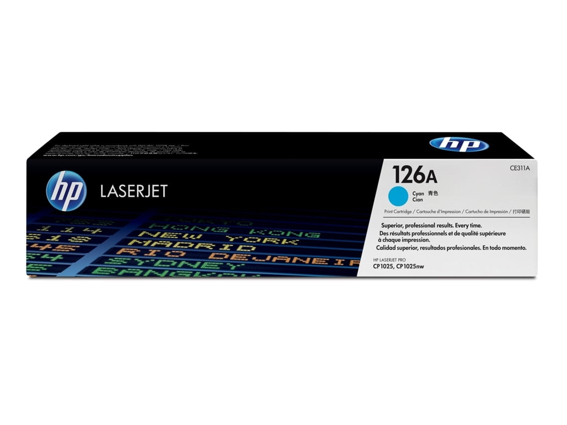 Tóner HP 126A Azul (CE311A)