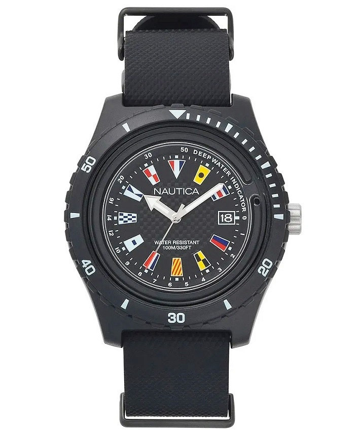 Reloj Surfside Quartz con caja de plástico y correa de silicona
