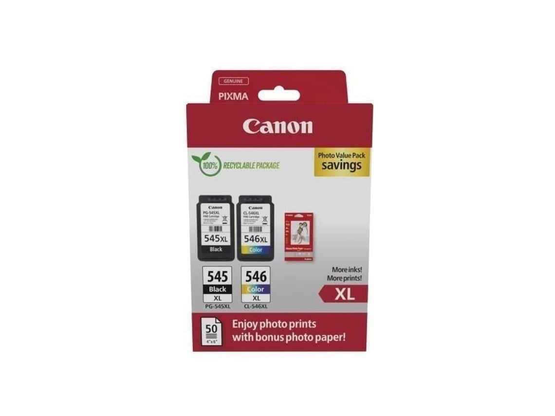 Cartuchos de tinta Canon PG-545XL / CL-546XL Valor foto