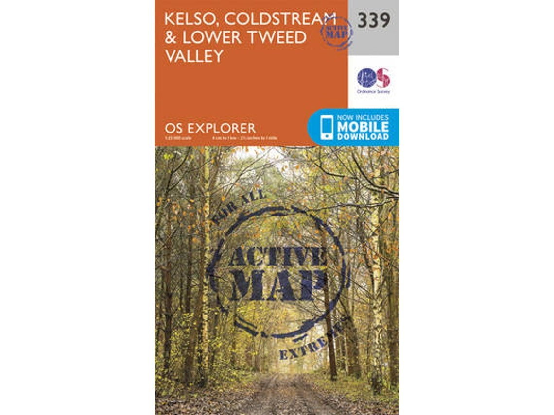 Kelso, Coldstream y Valle Inferior del Tweed de Ordnance Survey (Inglés)