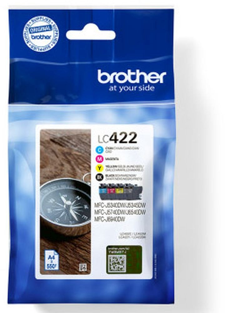 Pack cartuchos de tinta LC422VAL 4 colores