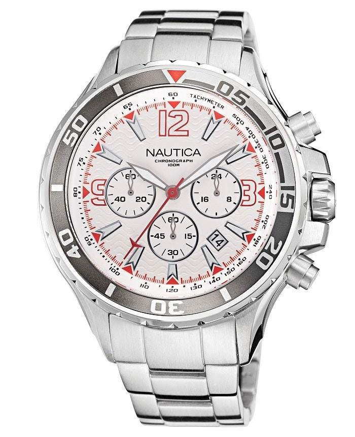 Key Biscayne Chrono stainless steel chronograph watch
