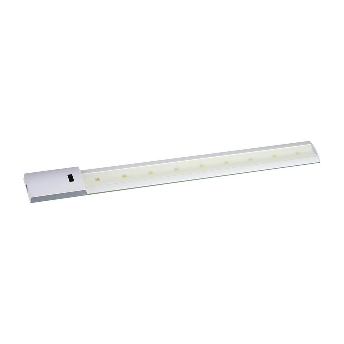 LED tube fitting model 31678 in grey aluminum
