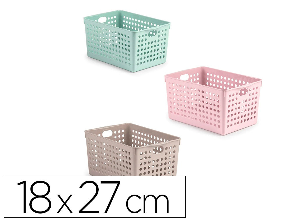 Cesta Atlas nº2 organizadora de plástico