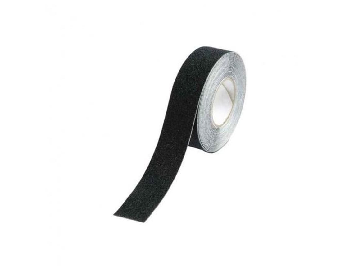 Cinta antideslizante negra 18 m x 25 mm