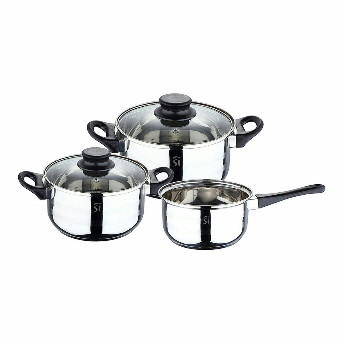 Conjunto de cocina Toledo acero inoxidable 5 piezas