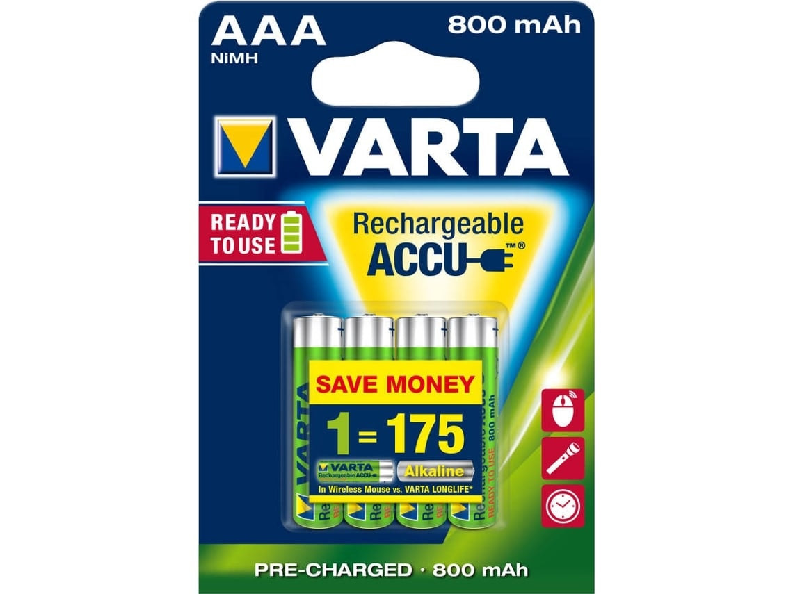 Pilas recargables AA VARTA 56703B