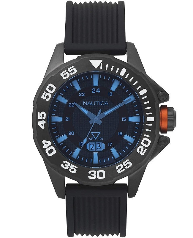 Casual analogue watch with classic black dial