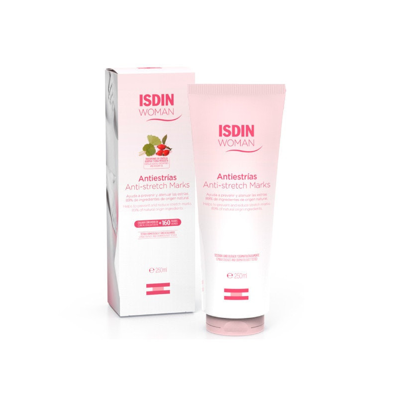Crema corporal anti-estrías Isdin Woman