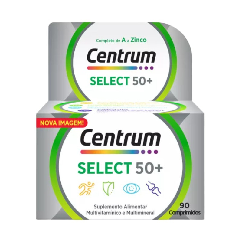 Centrum Select 50+ comprimidos multivitamínicos 90