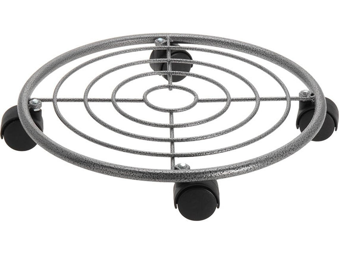 Soporte metálico con 4 ruedas