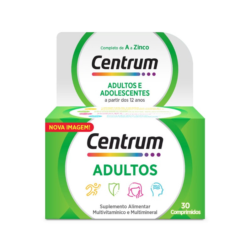 Multivitamin supplement for adults 30 tablets