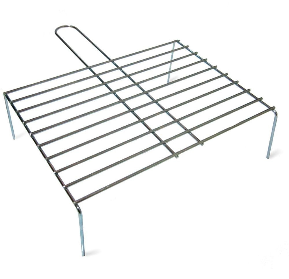 Grill with single leg galvanized coating 40 x 27 cm