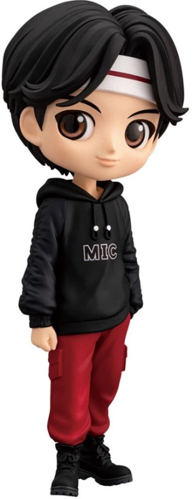 Q Posket TinyTAN Jin Mic Drop PVC Figure 14 cm with base