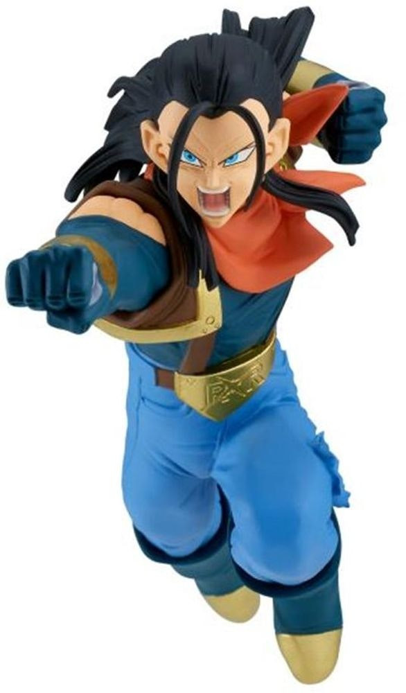 Figura Match Makers pintada Super 17 Dragon Ball GT 16 cm con base