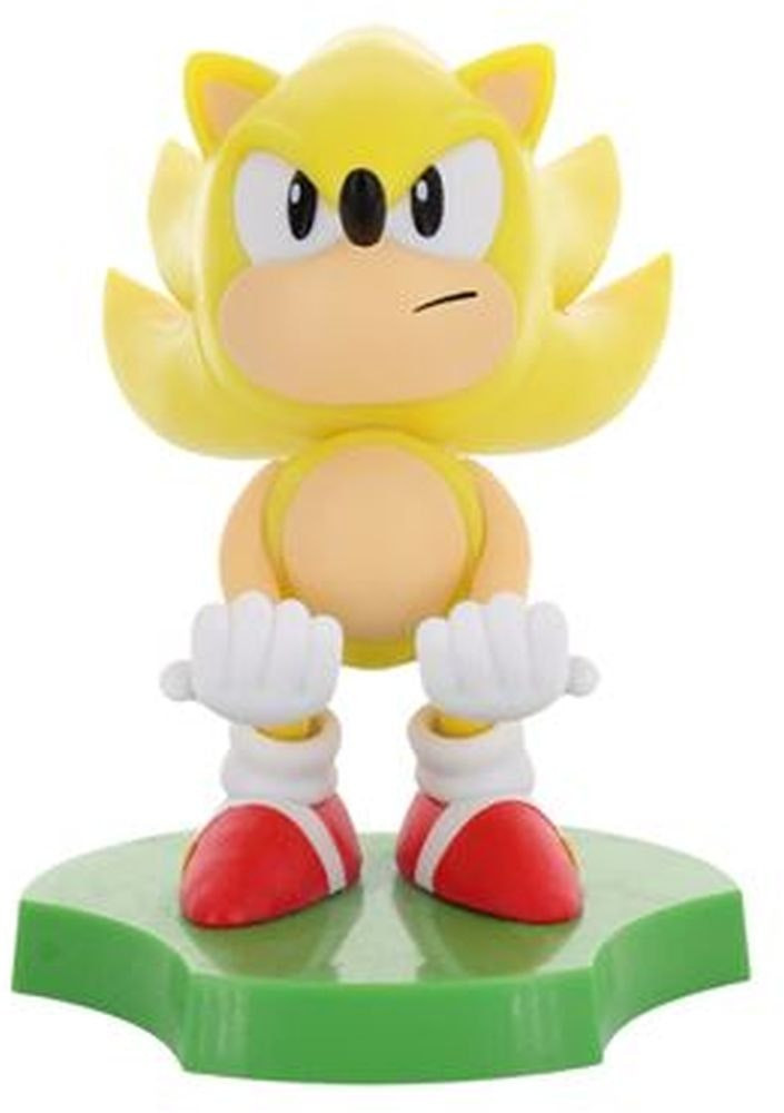Figura Super Sonic con soporte para móvil y auriculares