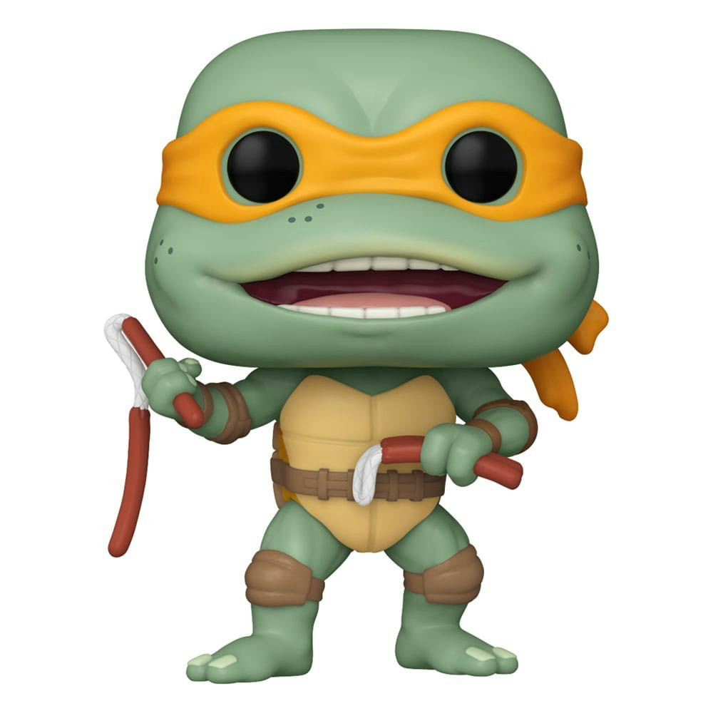 Figura Vinilo POP! Michelangelo - Teenage Mutant Ninja Turtles, 9 cm, con nunchucks