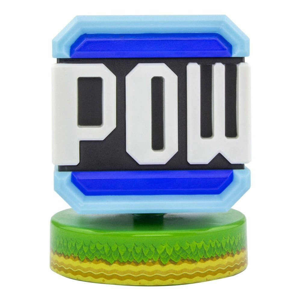 Pow Block 3D Light - Super Mario icon lamp, battery powered