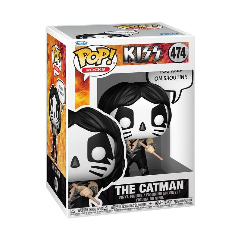Figura POP! de vinilo The Catman (KISS) 9 cm