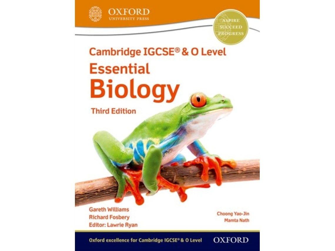 Cambridge IGCSE and O Level Essential Biology de Richard Fosbery y Gareth Williams (Inglés)