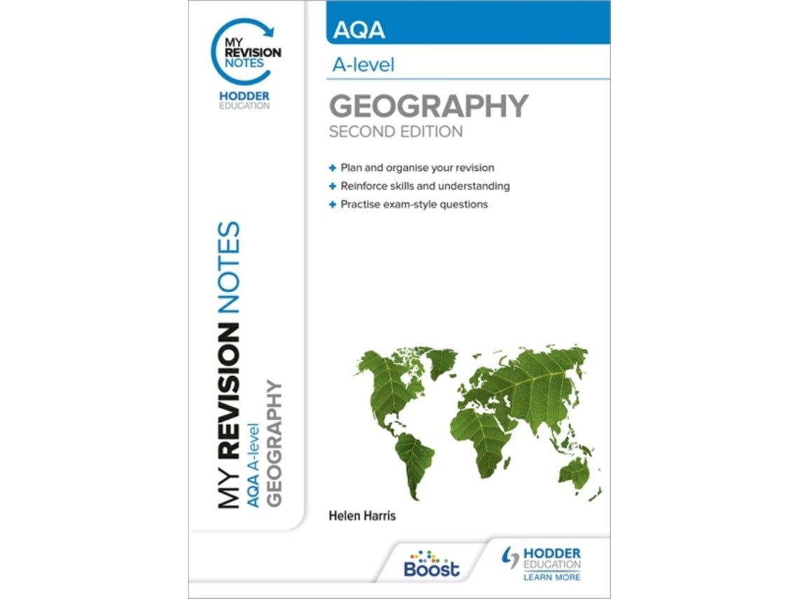 My Revision Notes AQA A-level Geography de Helen Harris (Inglés)