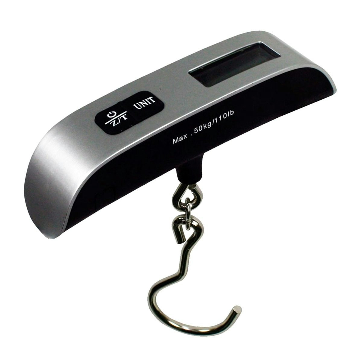 Báscula electrónica para maletas KLACK con percha y pantalla digital – hasta 50 kg