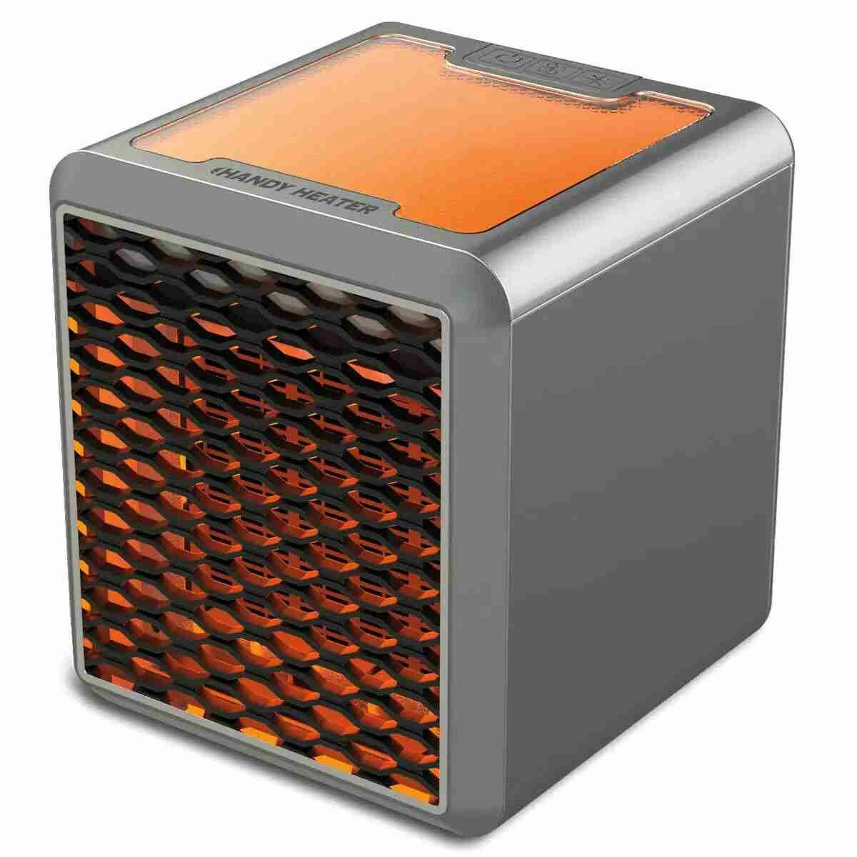 Calefactor cerámico portátil 1500W silencioso con protección anti vuelco
