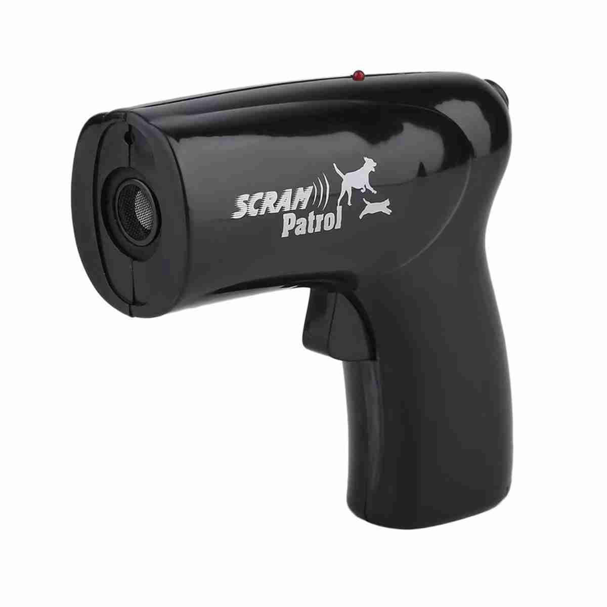 Portable ultrasonic repellent with infrared laser for dogs and cats