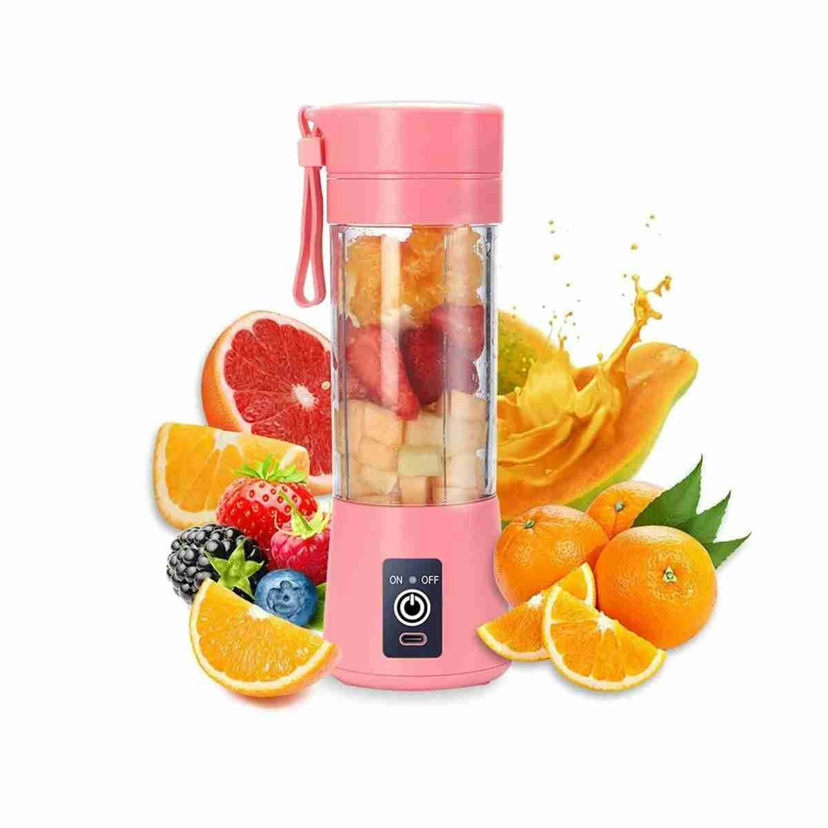 Batidora portátil 380 ml con seis cuchillas