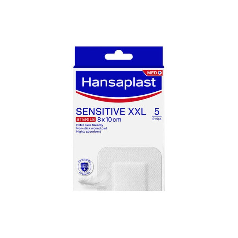 Sensitive XXL sterile dressing 8 x 10 cm pack of 5