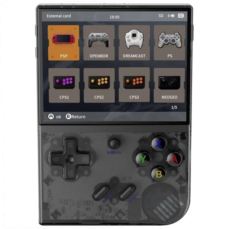 Anbernic RG35XX Plus 64GB Preto - Console Retro Portátil