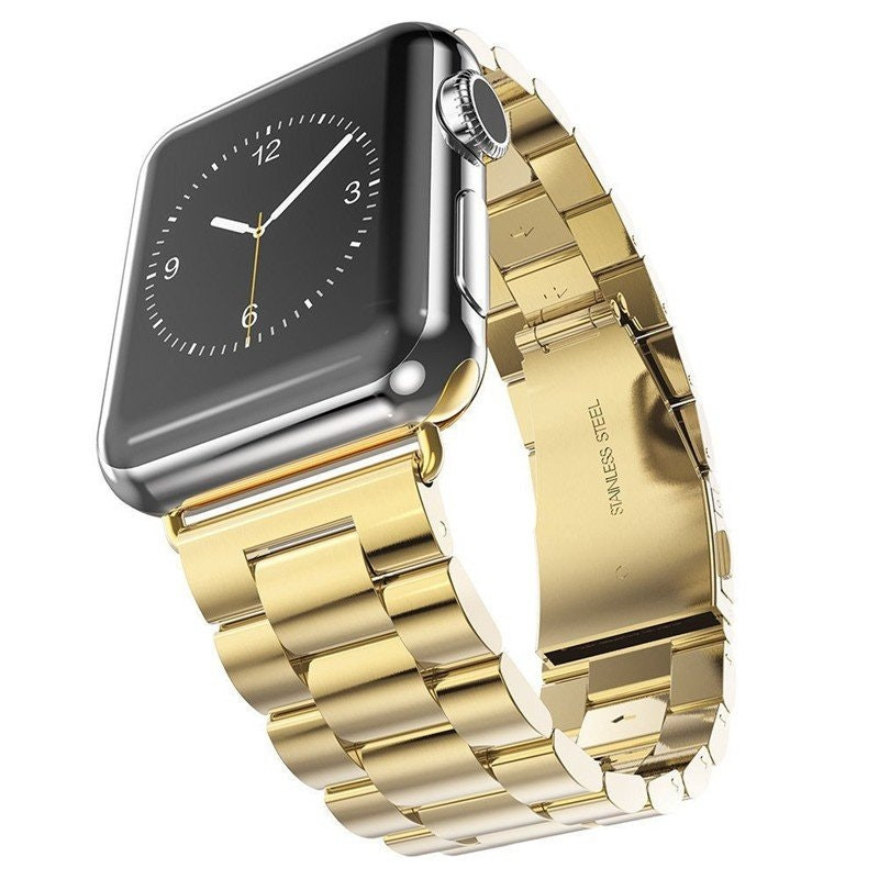 Bracelete aço Stainless Lux para Apple Watch Series 5 - 40mm - Dourado