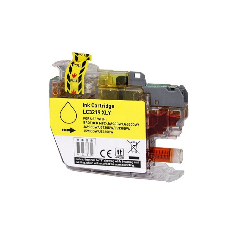 Tinteiro Compativel Quality BROTHER LC3219XL V4 Yellow