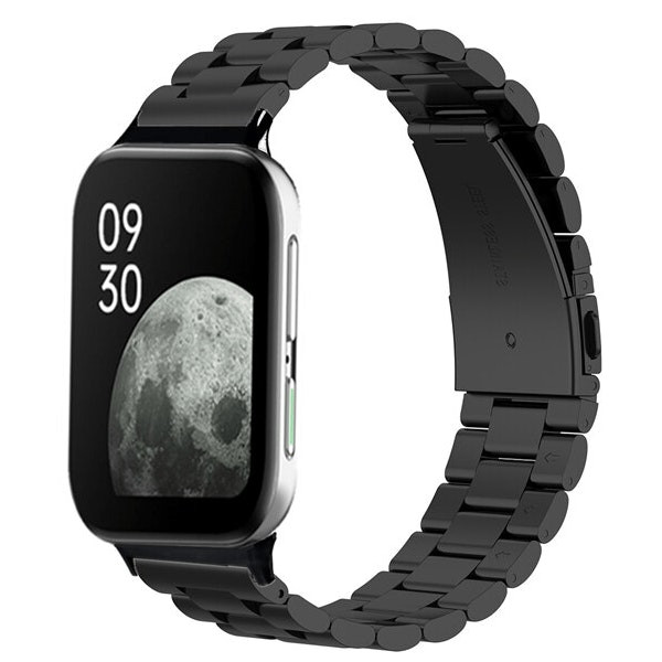 Correa Stainless Lux de acero para Oppo Watch 2 46mm LTE - Negro