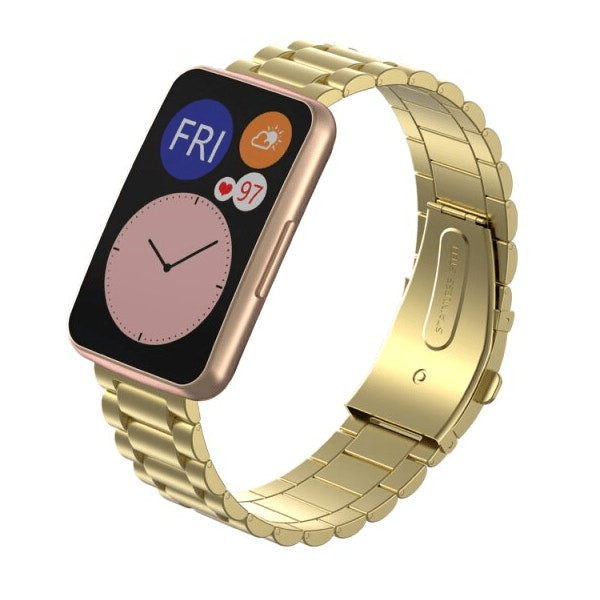 Correa Stainless Lux de acero para Oppo Watch 2 46mm LTE - Dorado