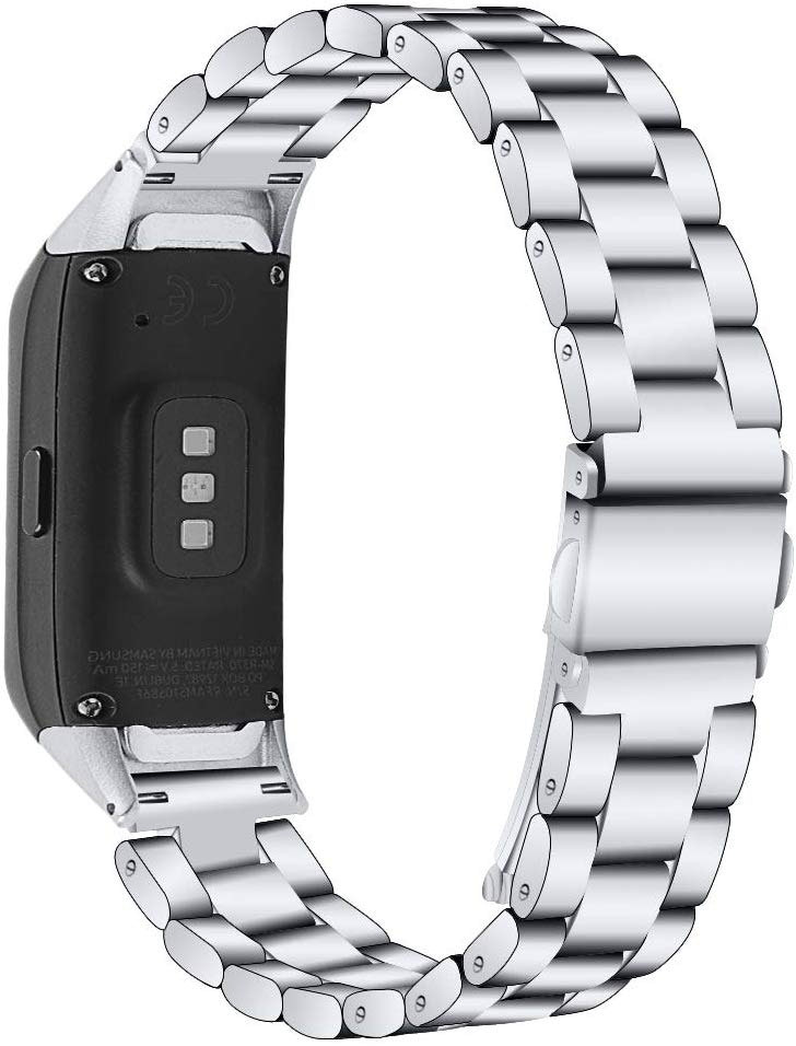 Stainless Lux steel strap compatible with Samsung Galaxy Fit R370