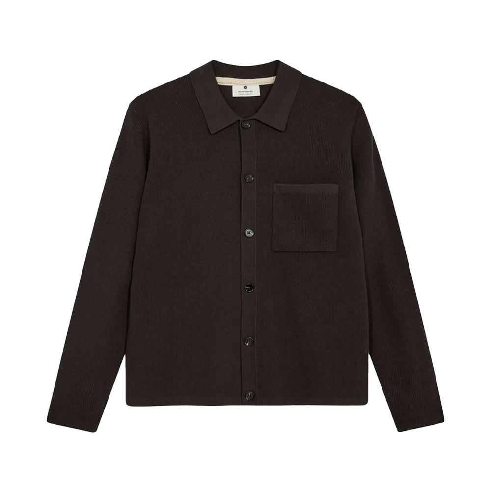 ANERKJENDT SVEND NEEDLE RIB KNIT CARDI